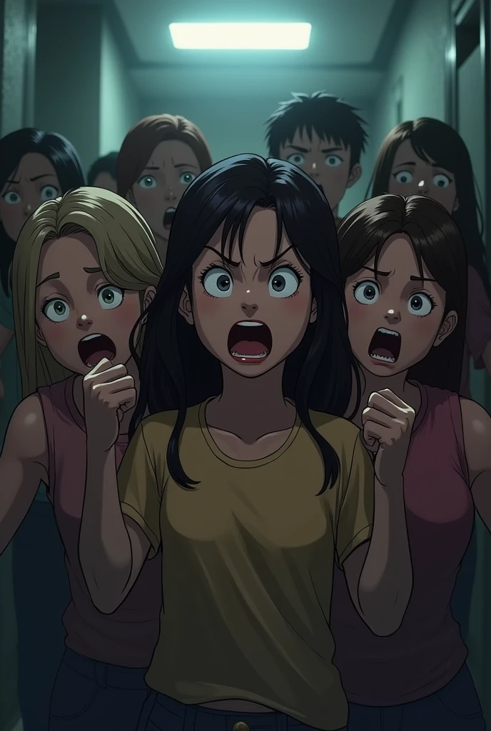 Terrified, they were in a state of panic. With nerves girls boys freiend 4