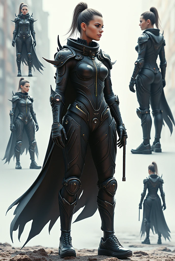 character chart, reference sheet, multiple views, move chart, award winning,character design,juesesheji,3D, A beautiful cyberpunk female image,battledress,hdr(HighDynamicRange),Ray traching,NVIDIA RTX,Hyper-Resolution,Unreal 5,Subsurface scattering、PBR Texture、post-proces、Anisotropy Filtering、depth of fields、maximum definition and sharpness、Many-Layer Textures、Albedo e mapas Speculares、Surface coloring、Accurate simulation octane rendering of light-material interactions、Two-colored light、largeaperture、Low ISO、White balance、the rule of thirds、8K raw data、blackstockings
INFO