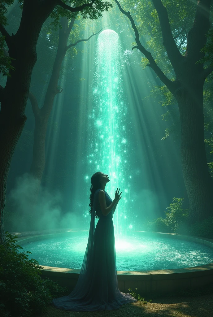 You take a sip from the fountain and feel a surge of energy coursing through your veins.