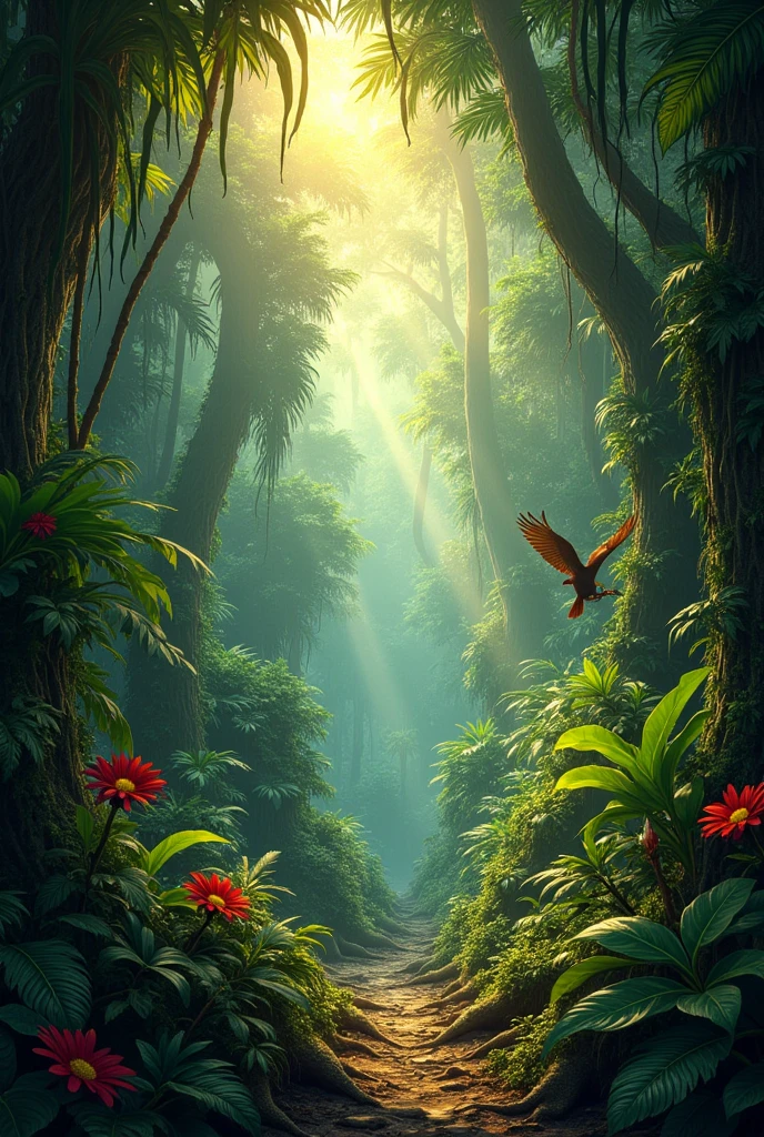 amazon forest wilth mysterious wildlife and dangerous animals