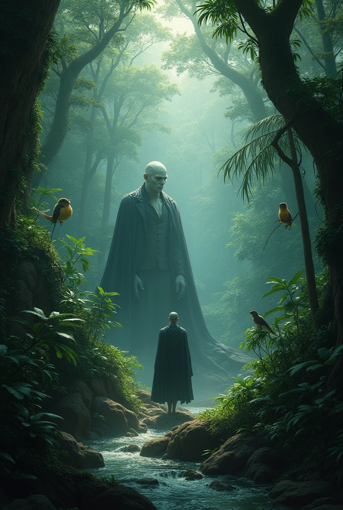 amazon forest wilth mysterious wildlife and dangerous animals and vampire