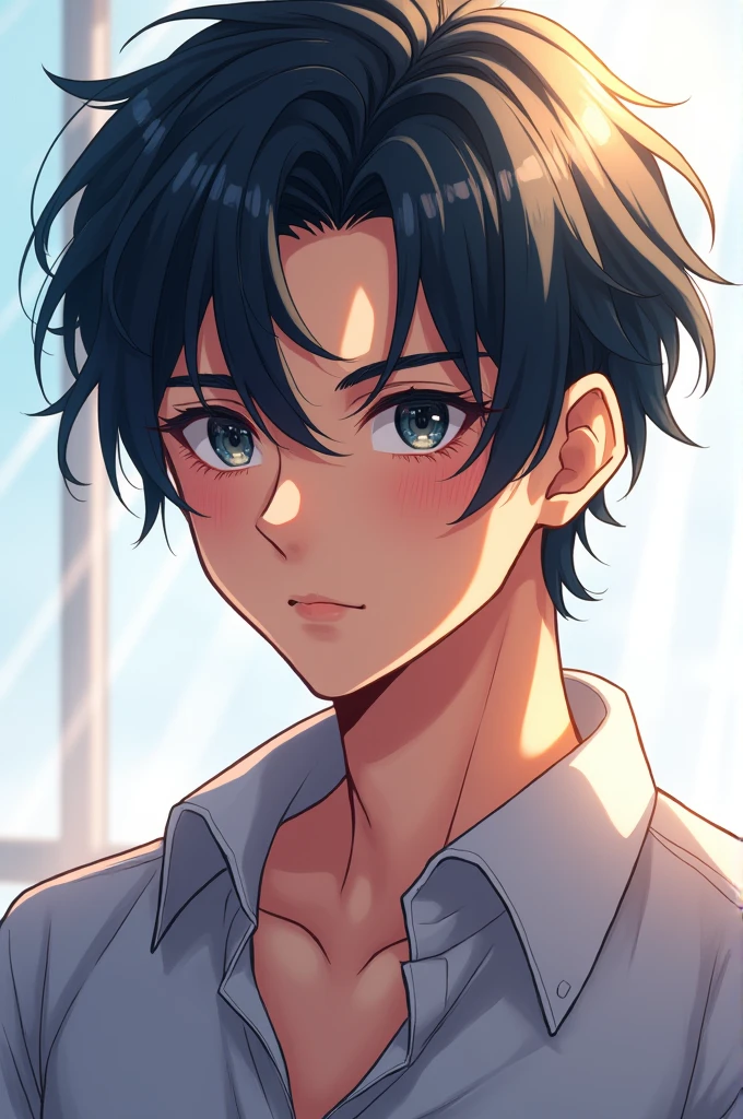 A 17 year old handsome anime boy