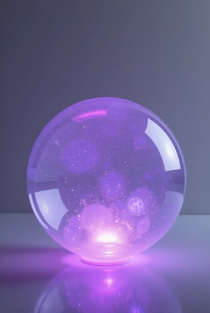Purple 1 ball luminous decoration