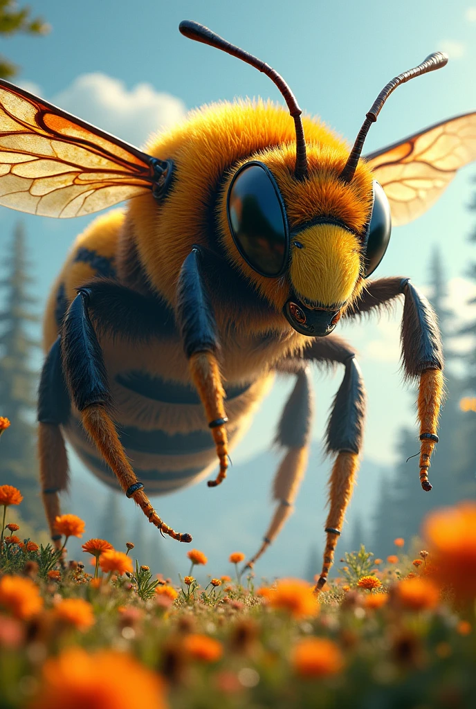 horse sized bee