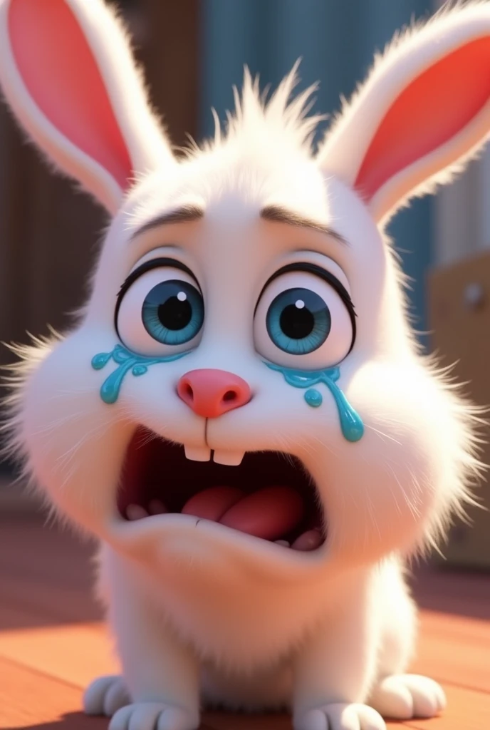 snowball,the secret life of pet movie,crying,funny,cartoon