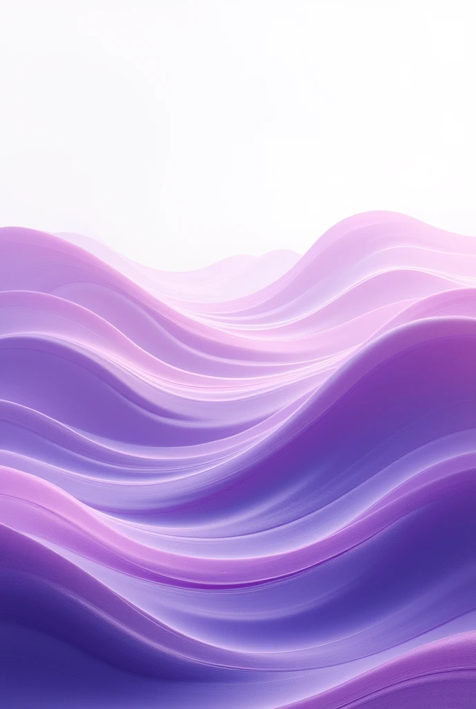 White canvas , Purple colors of different shades begin to appear , with wave shapes