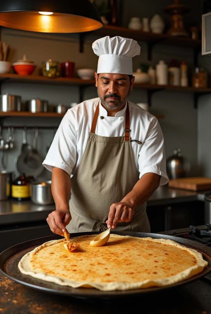A dosa maker famous worldwide