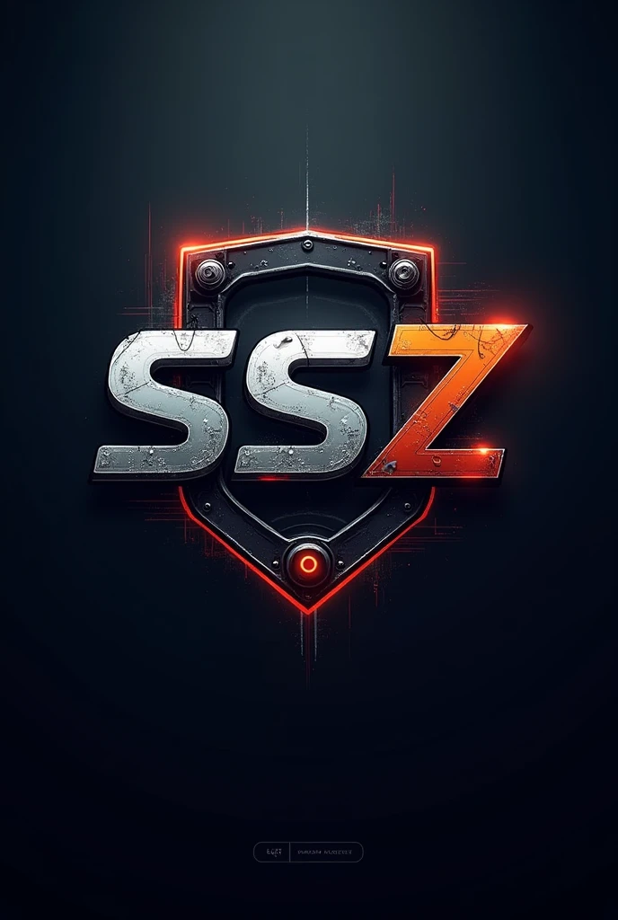 Logo for a shooting game with the name ssz in the center