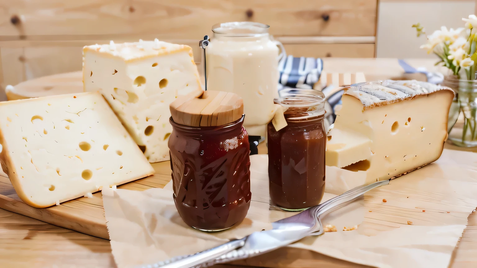 Add a full jar of dulce de leche, without cutting the lid, maximum detail