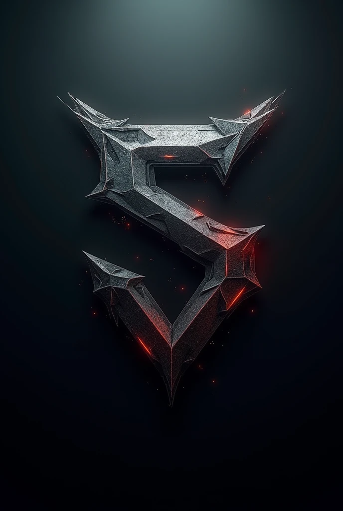 Logo for a FPS game with a dark and eye-catching theme, with the name ssz 