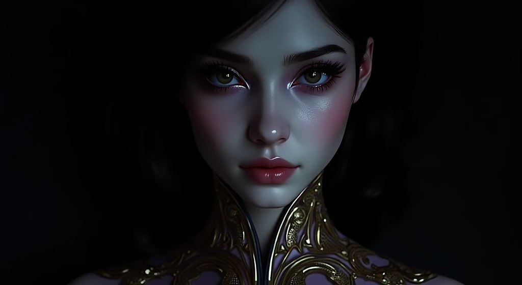 close-up of a woman in a gold and purple dress, chengwei pan on artstation, by Yang J, detailed fantasy art, stunning character art, fanart best artstation, epic and exquisite character art, beautiful armor, extremely detailed art, detailed digital anime art, artgerm on artstation pixiv, girl in armor