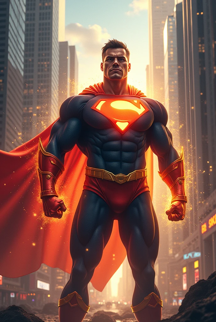 one men, superhero with healing power