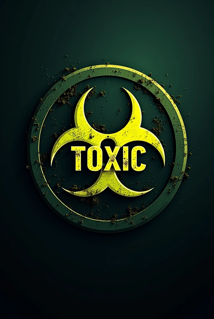Generate a circle shape logo of a team named "TOXIC"