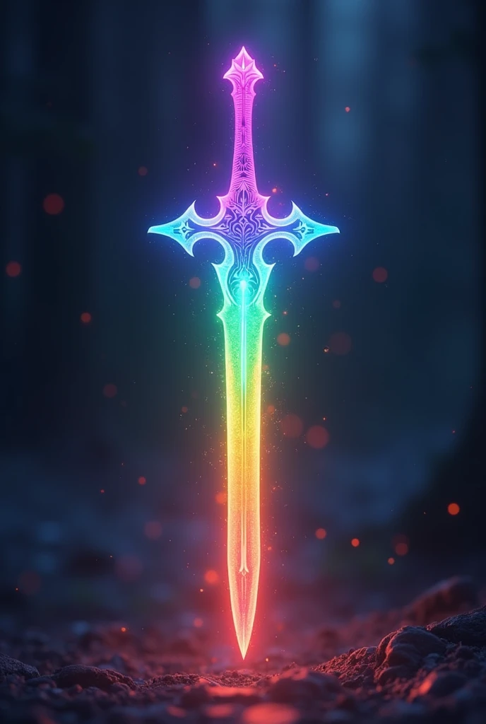 A Sword rainbow colour