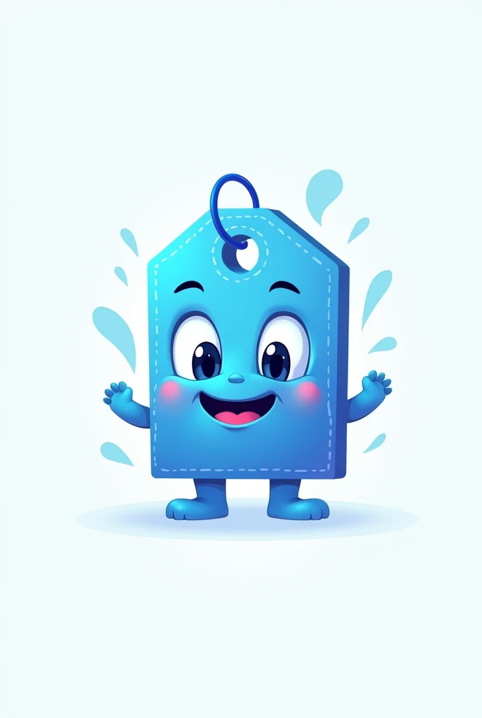 Animated logo of a clothing store named EJM in blue
