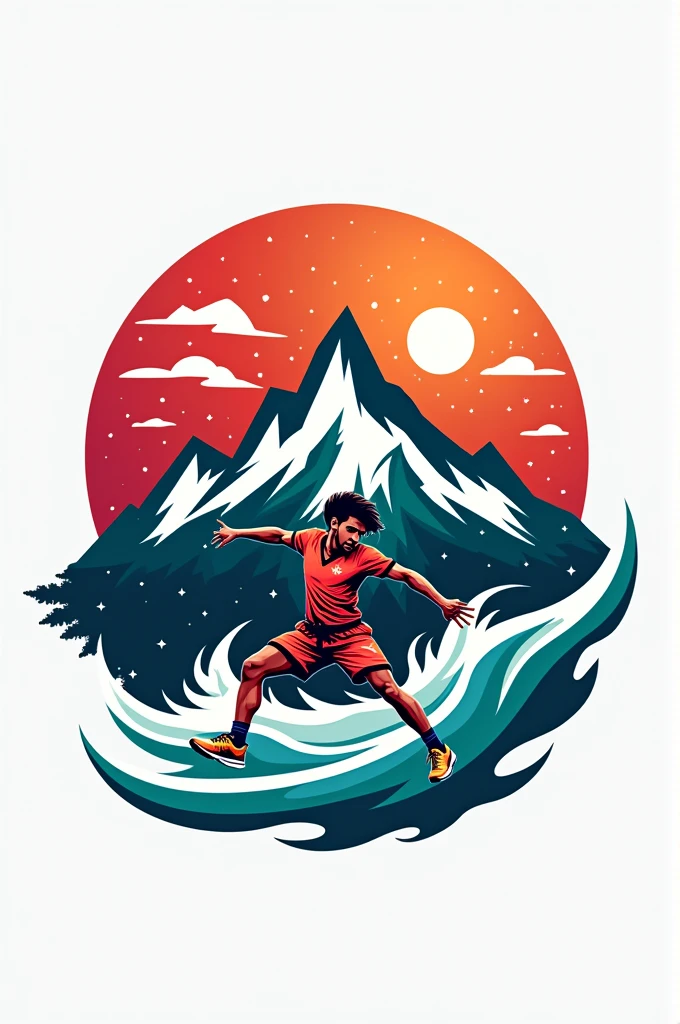 Create a sports nepal Logo