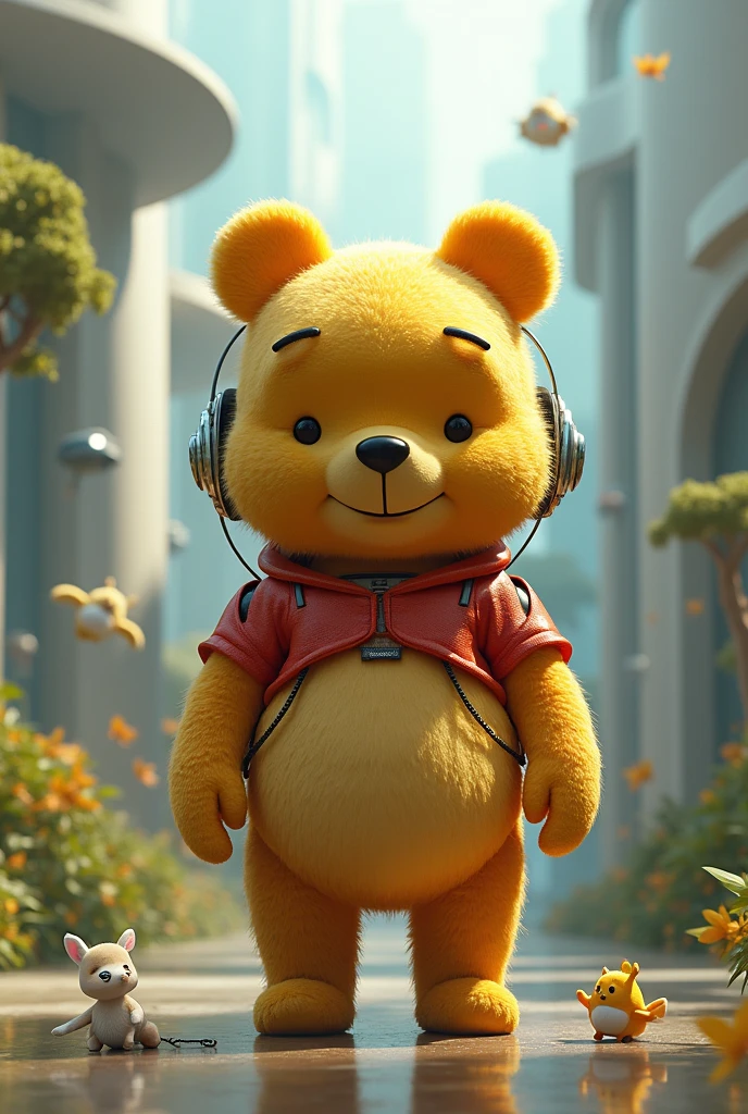 Winnie the pooh futuristic