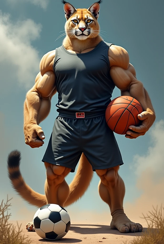 Muscular furry teenage lion, barefoot, big furry foot, beard on the chin, hair on the chest, hair on the abdomen, hair on the elbow, hair on the armpit, hot, large bulging veins, hot male lion face, sitting on the basketball court bench , shirtless, wearing basketball shorts