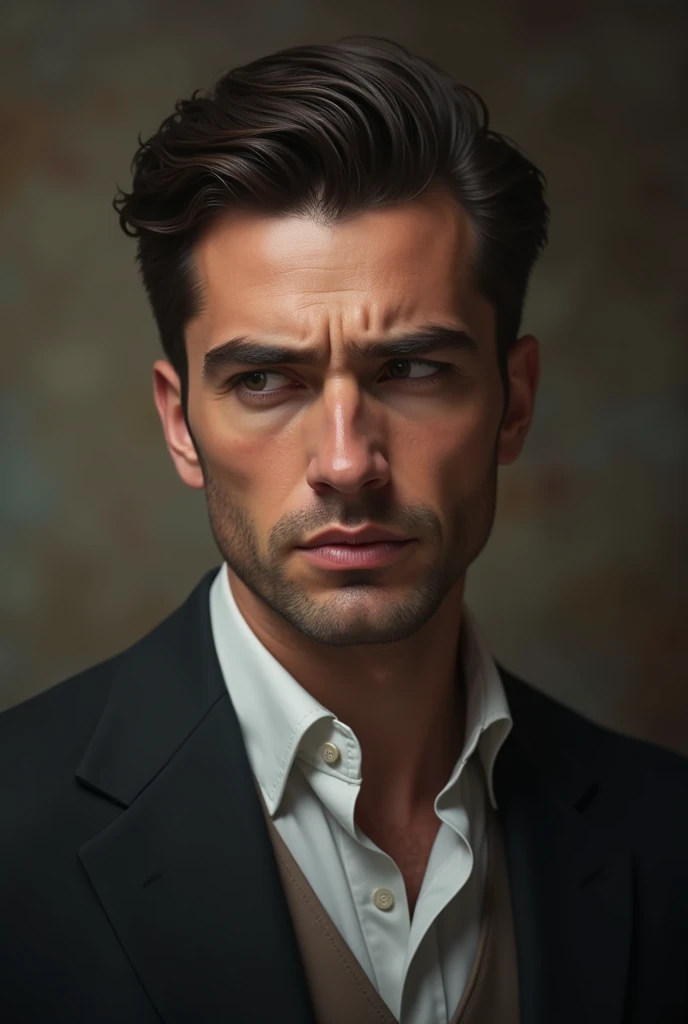 Leo: Continues to be handsome and well-dressed, but his expression is slightly worried