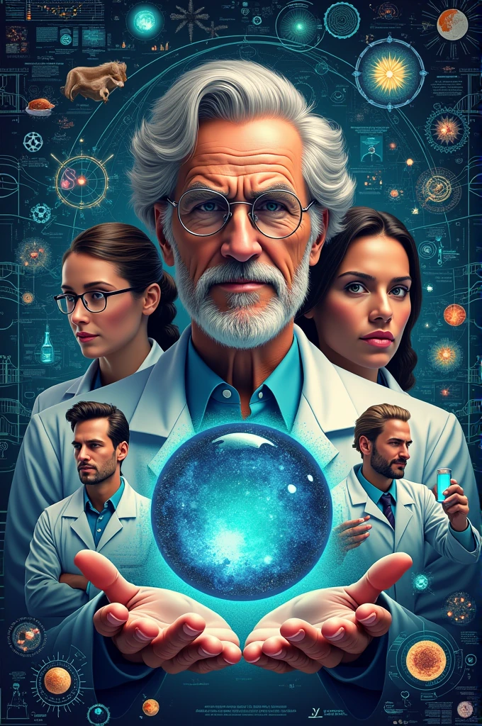 Draw a poster on "what scientists do "