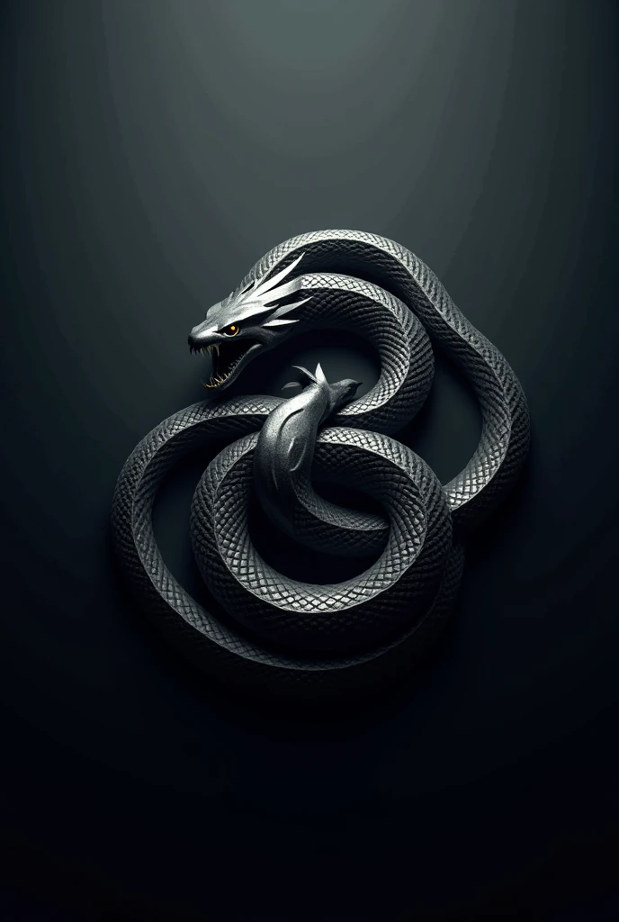 Serpent and Dove Dangerous logo in 3d hd