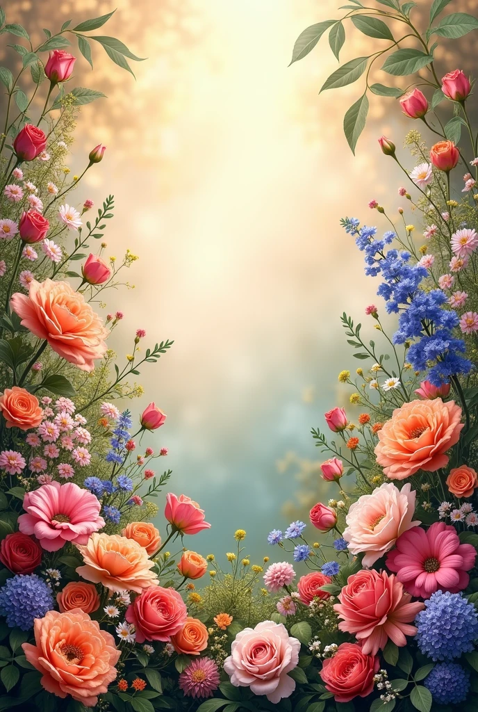 photo backdrop flowers without people