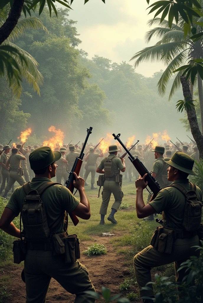 Merdeka malaysia Fierce fighting