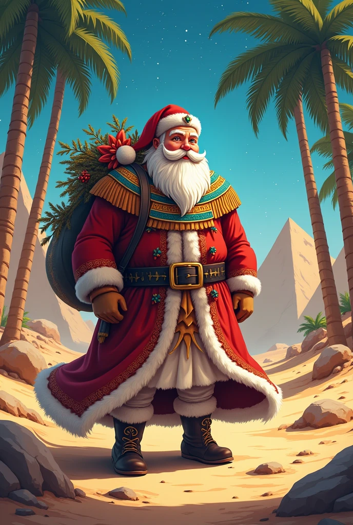 Santa Claus fat egypt anime