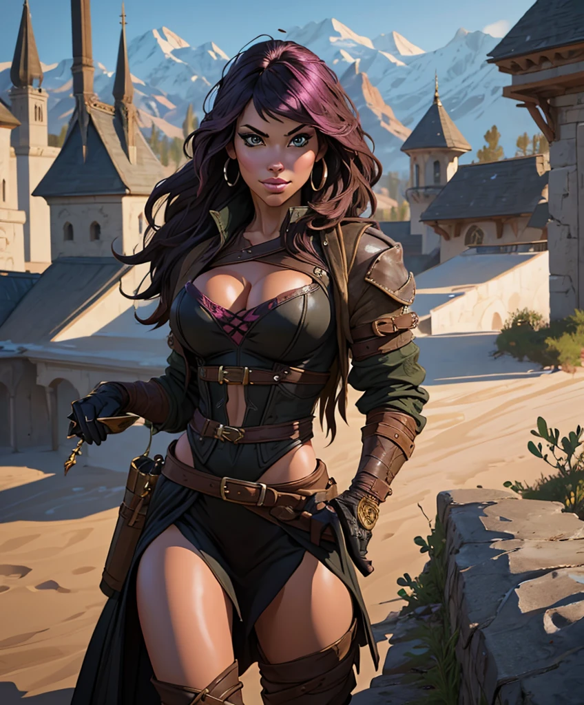 (((Solo focus.))) (((Single character image.))) (((Looks like a great fantasy adventurer.))) A single character portrait, fantasy artwork, fantasy attire, clear and sharp, of an attractive, (((Dressed like a sexy Corsair.))) (((youthful))), (((Stunning sex appeal.))) sexy, mysterious, woman in her early 20’s, tattoos, sexy hair, female adventuress, smug smirk, gorgeous face, and an athletic body and somewhat muscular. She also has a beautiful body, detailed, gothic art, trending on artstation, Dungeons & Dragons character portrait, intricate details, ultra detailed, ultra detailed clothes,, epic masterpiece, ultra detailed, intricate details, award winning, fantasy art concept masterpiece, trending on Artstation, digital art, unreal engine, 8k, ultra HD, centered image, flirty,