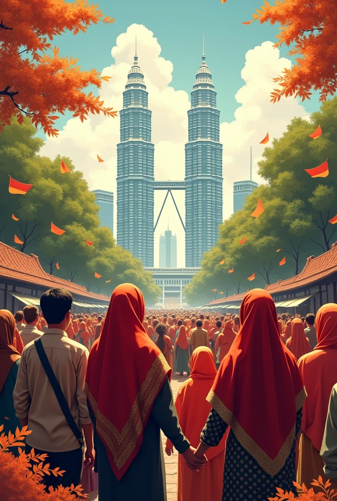 Merdeka malaysia with race malay islam