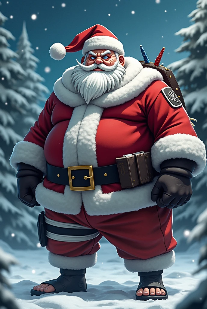 Badass fat santa claus naruto