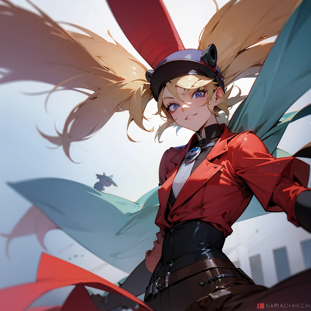 1girl, utsushimi kemii, boku no hero academia \\\\\ masterpiece, best quality, very aesthetic, absurdres, newest \\\\\\ slim body,///// by dodok,by nyantcha,cutesexyrobutts , by khyle,,////// beautiful face, light brown hair ,plump and glossy lips, . , , dark brown eyes,, cap, black catsuit . She wears white cuffs around her wrists,,standing, , (rear view:1.2), ass view,, ,pov, white background