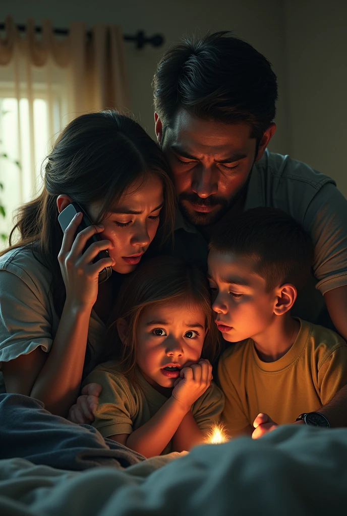 A family calling the police