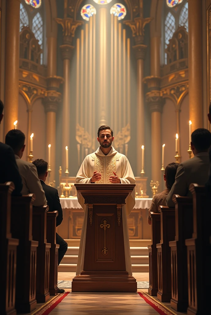 Reciting the hymn