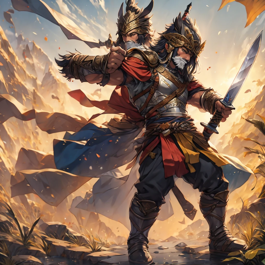 Ancient Malaysia warrior, sword 