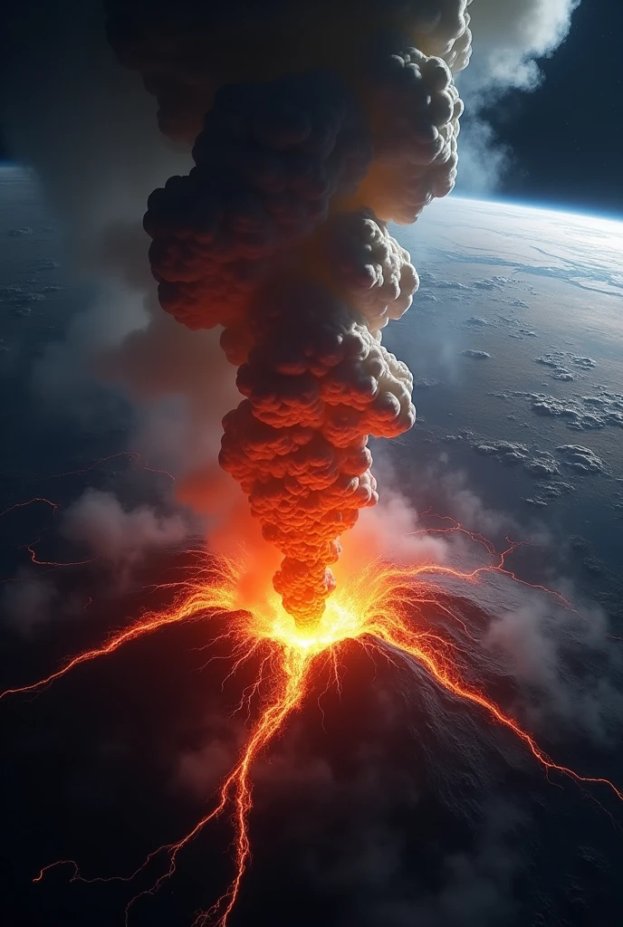Volcano foog in iss