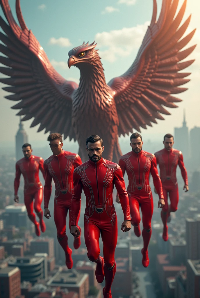 Men , Liverpool bird , kamen rider ,red suite,fly
