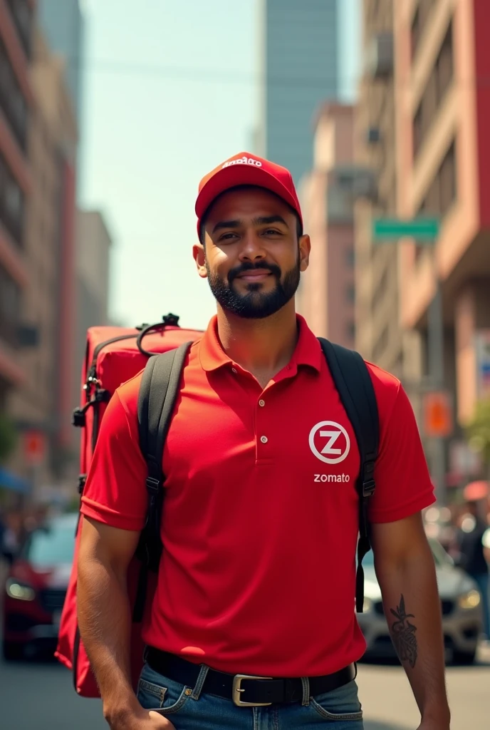 Create thambnail for you tube channel.my thambnail must be vlog channel.and this channel zomato rider earning 35000 rs. In month in 30 days.this main part in this thumbnail.
