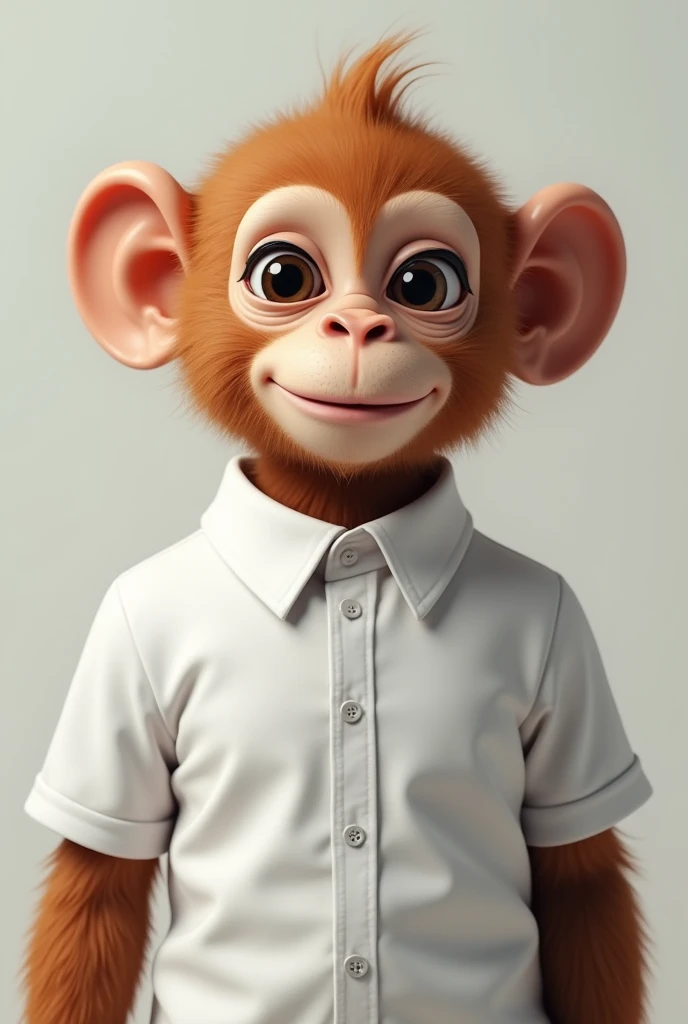 white shirt monkey