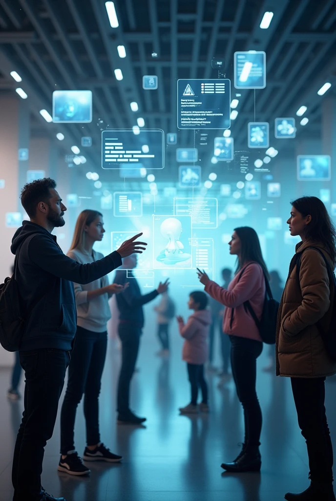 Communication in the next 100 years where we will be able to press air and a screen will pop out as if we are in a game.