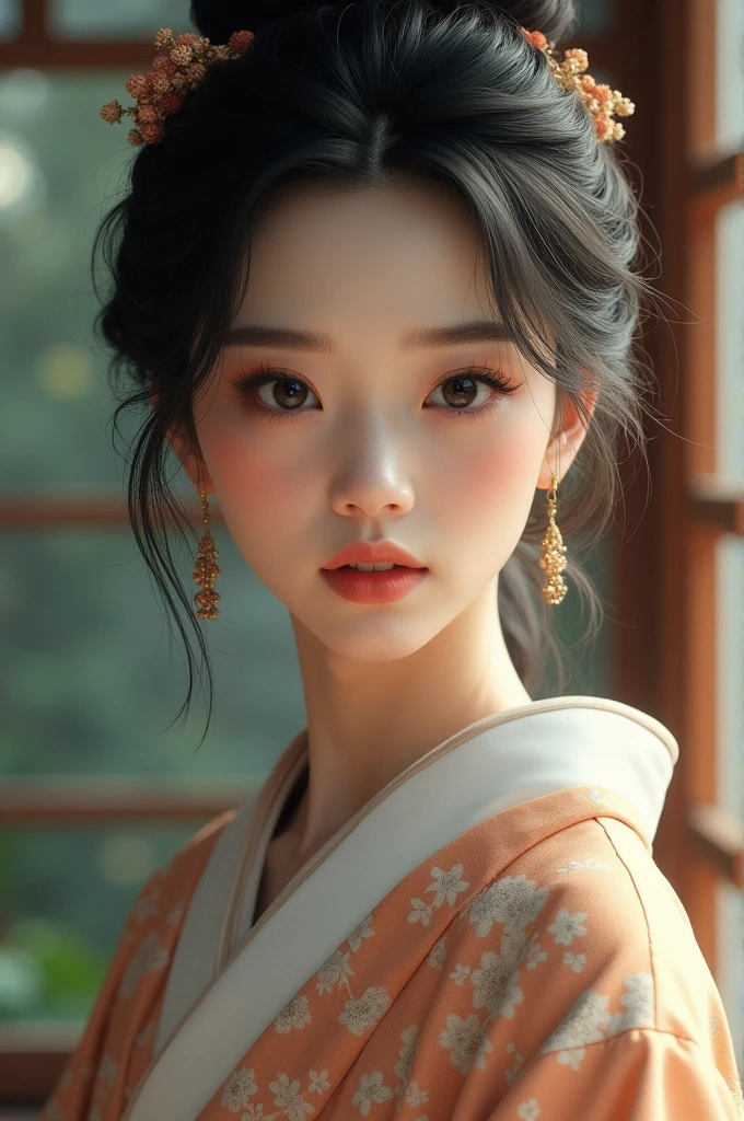 create an image of a Japanese woman,as realistic as possible and make it look 100%% real