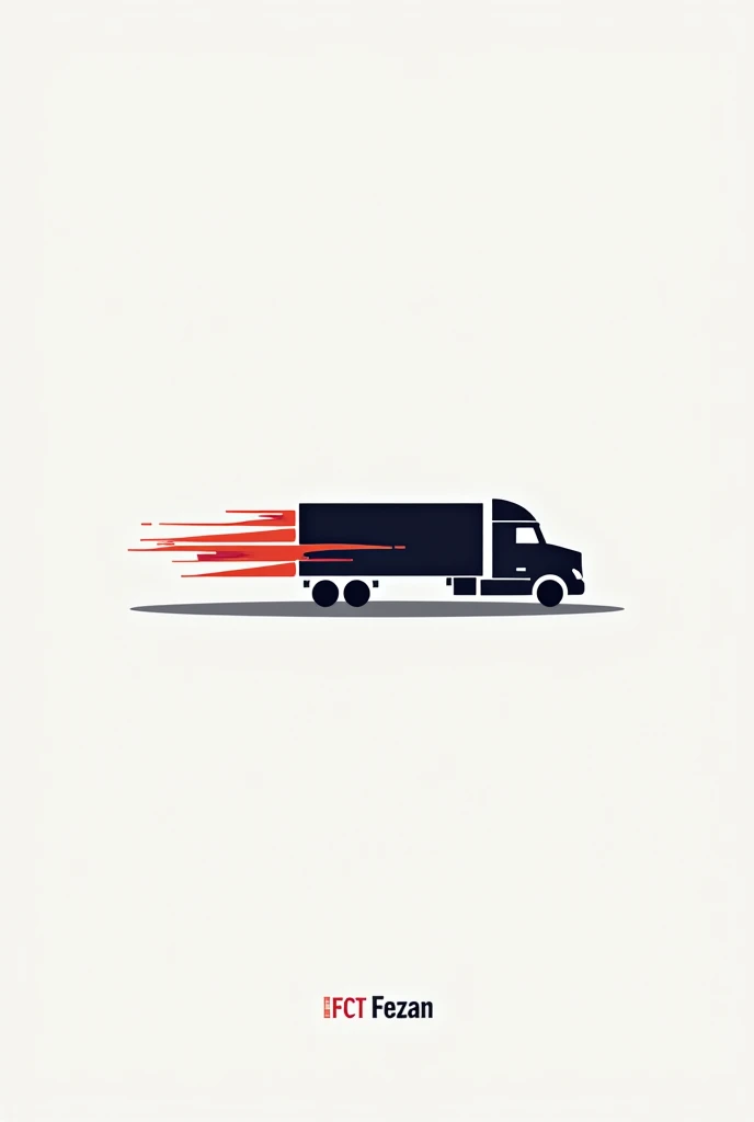 Make a logo Fezan Commercial Transport short form of FCT with a pic off truck