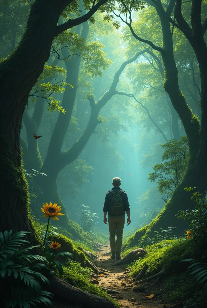 As you travel deeper into the woods, you encounter strange creatures and mystical phenomena, each offering clues to the forests enigmatic past.mid 30s man