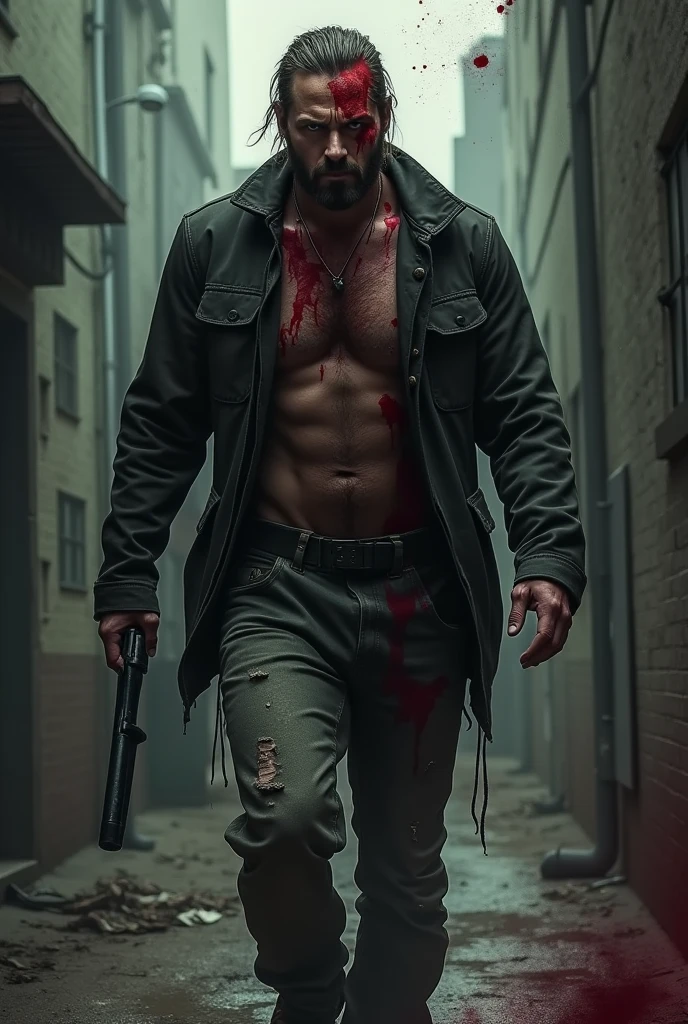 Create a poster about injured killer