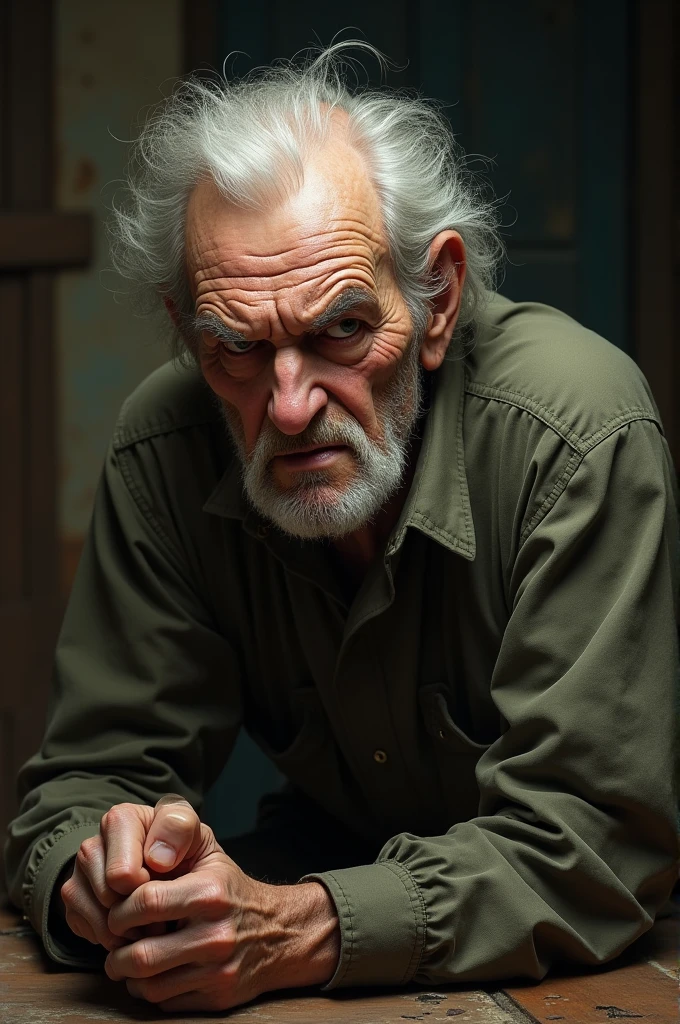 old temperamental person