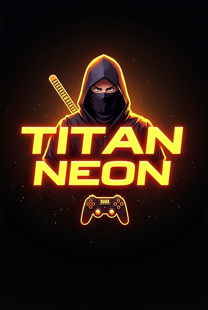 PROMPT
This is a gaming logo that features the name "TITAN NEON" in a futuristic font and a golden color. and ninja Anime avtar, The logo also has a stylized controller icon and a logo in the background. The logo is designed to be attractive and eye-catching, and to appeal to gaming enthusiasts and YouTube viewers. I hope you like it.
EDITING