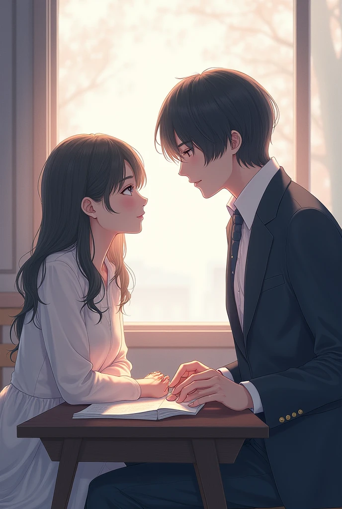 Ayane Himuro and Yukimura RIKEI are in love with each other and the two of them are in the same place.