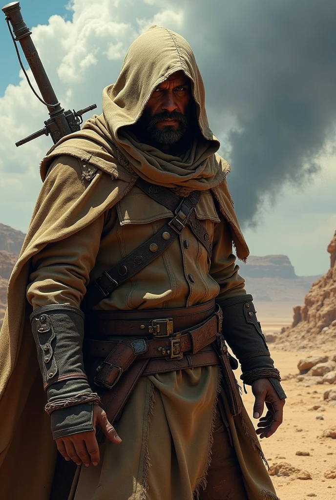 The fearsome Captain Dry Wind, a bandit who controlled the climate to keep the region in permanent drought. To face the thunderstorm