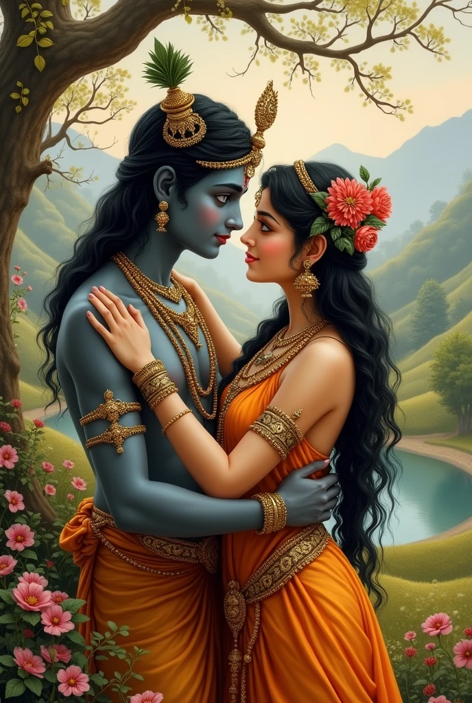 Krishna and Radha ji ka photo