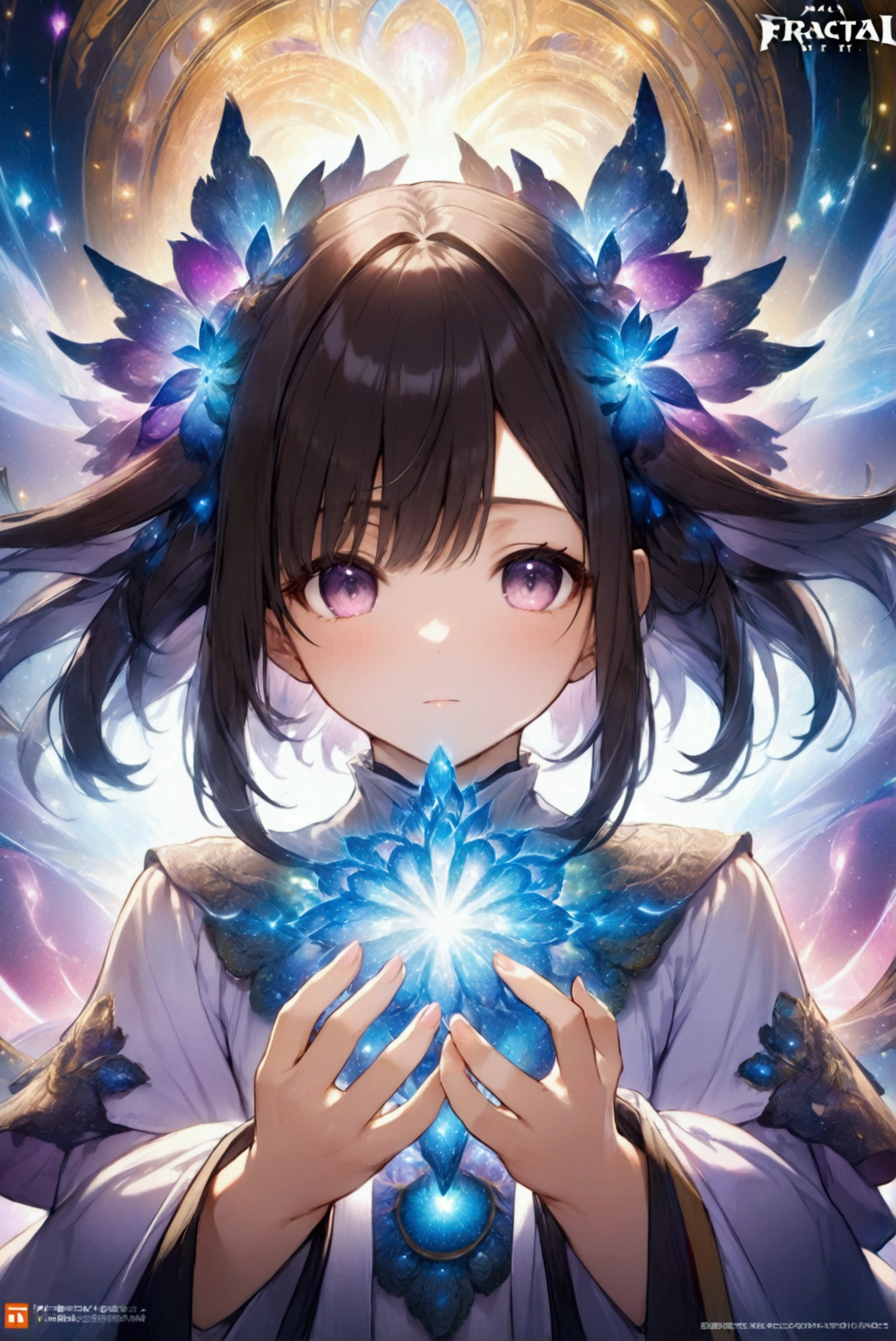 (masterpiece, top quality, best quality, official art, beautiful and aesthetic:1.2), (1girl), extreme detailed,(fractal art:1.3),colorful,highest detailed
